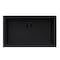 Ruvati 30"x18" Granite Composite Undermount Sgl Bowl Kitchen Sink, Blk RVG2030BK - alternate 8